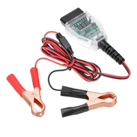 obd2 automotive battery replacement tool car computer power off memory saver emergency power supply cable universal professional