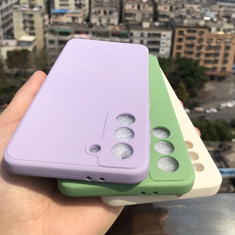 Ультратонкий силиконовый чехол для Samsung Galaxy S22 S21 Ultra S20 FE S10 S9 Plus A52 A72 A21S A51 A71 A31 A50 A70