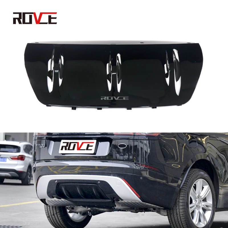 

ROVCE Rear Bumper Trailer Cover Lower Guard Plate For Land Rover Range Rover Velar L560 2017-2021 Dymaic p380HSE Accessories