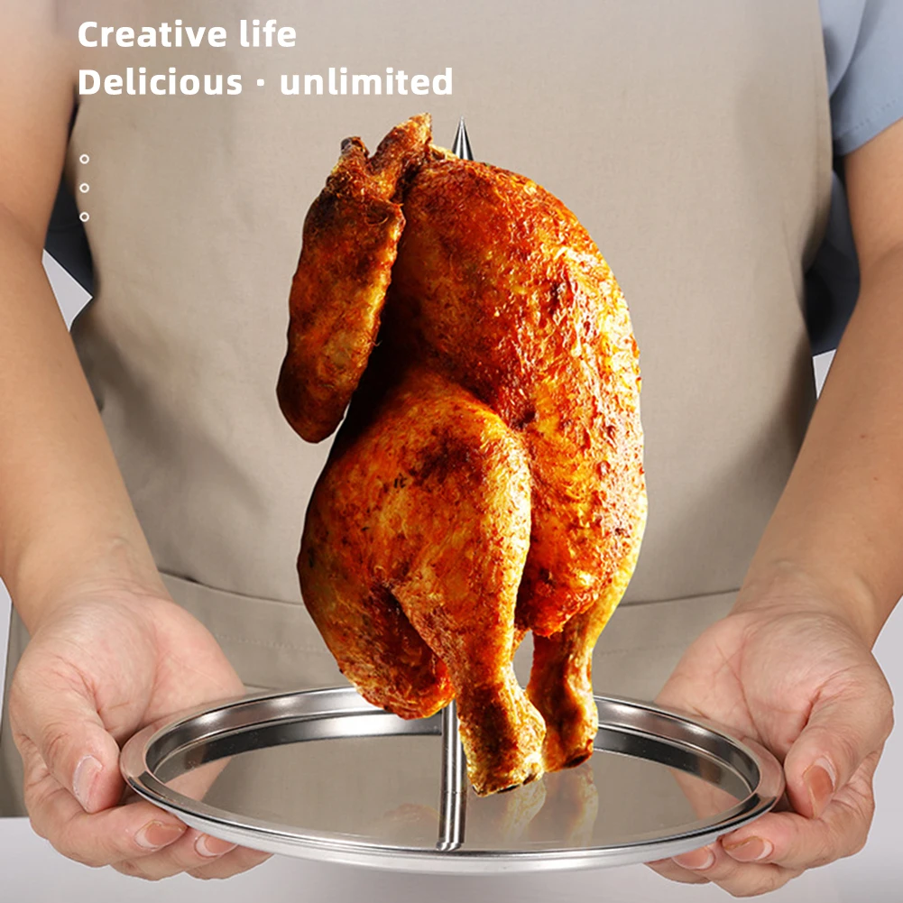 

Poultry Roaster Food Grade Stainless Steel Grilling Accessories
