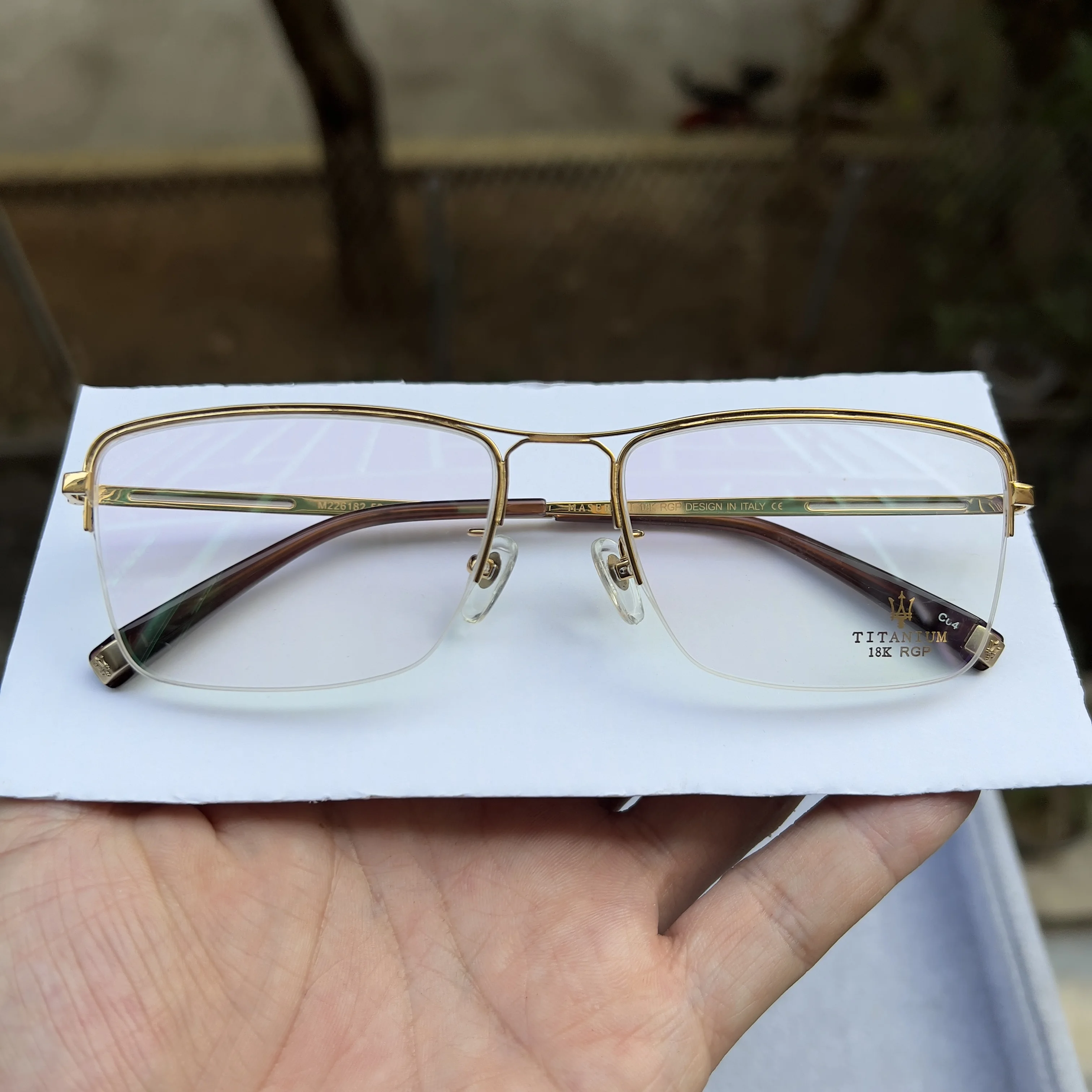Мужские Роскошные брендовые дизайнерские очки из чистого титана для