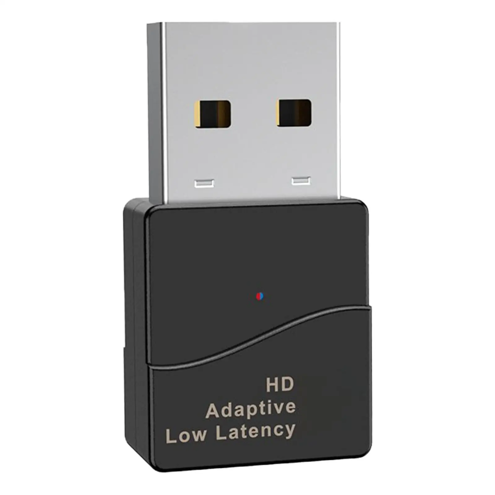 

USB Bluetooth 5.2 Transmitter Low Latency Free Drive Qcc3040 Chip Bluetooth Adapter for Games Computer Speakers PC Metal Case