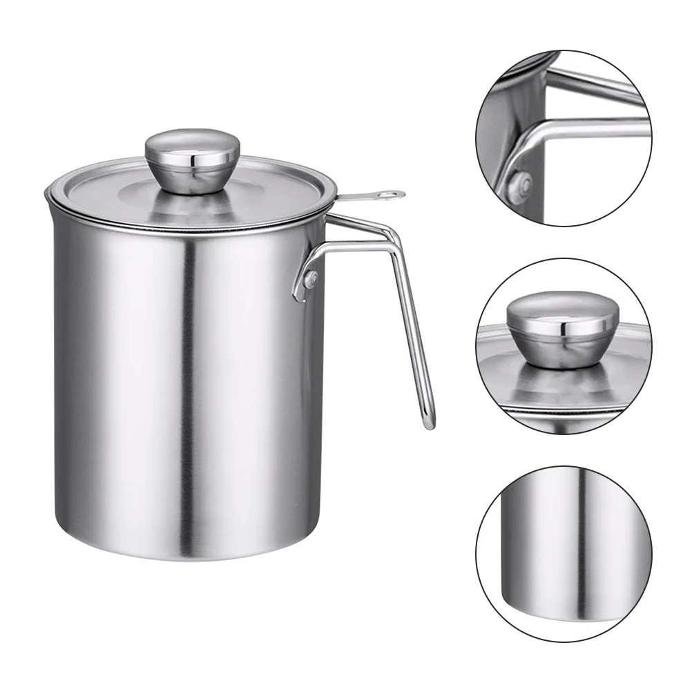 

Oil Storage Pot Oil Strain Pot Grease Oil Storage Pot Container Cooking Oil Container