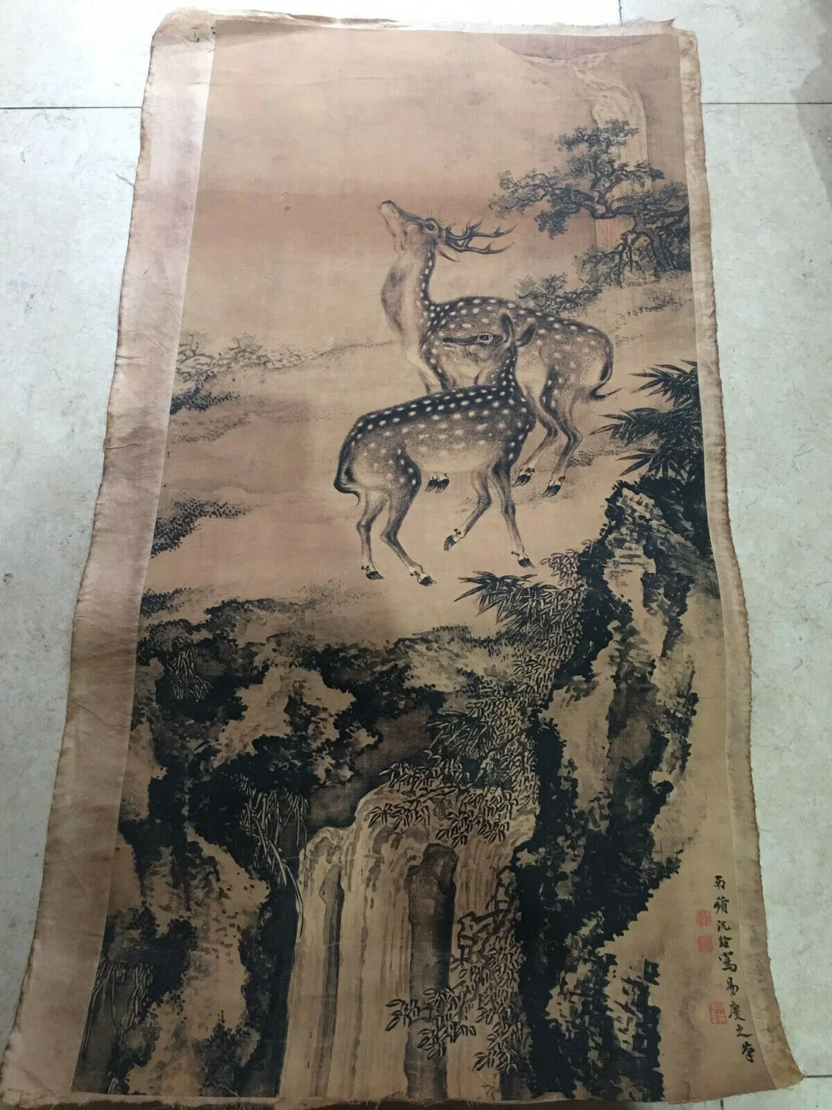 

Китайская старинная рисовая бумага для рисования в стиле Дин Шэнь Цюань