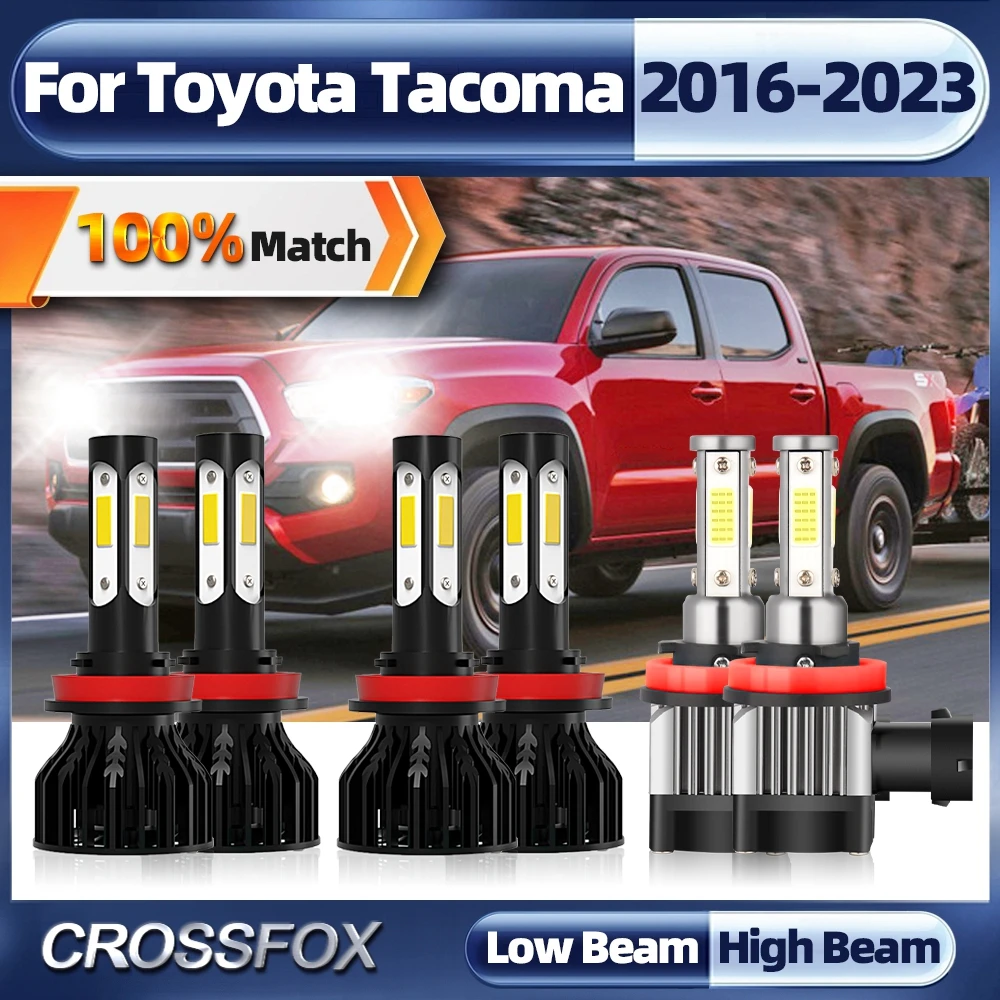 

360W 60000LM H11 Canbus Led Headlight Bulb Turbo Car Lamp 6000K White For Toyota Tacoma 2016 2017 2018 2019 2020 2021 2022 2023