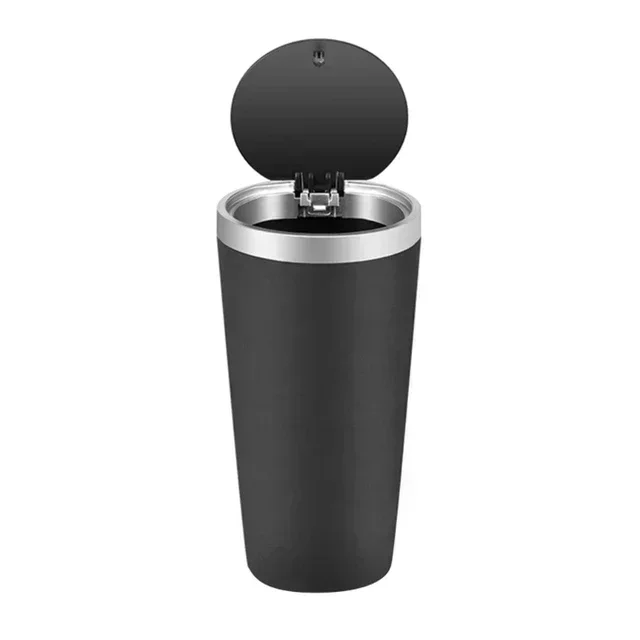 

Силиконовый Круглый Органайзер-мусорка Для Автомобиля, Металлический Держатель Для Стаканов, Контейнер Для Мусора