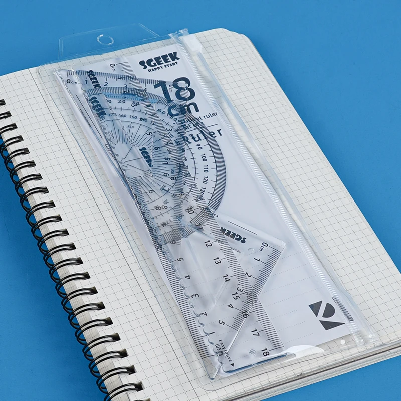 Набор линеек 18 см набор канцелярских принадлежностей для студенческого
