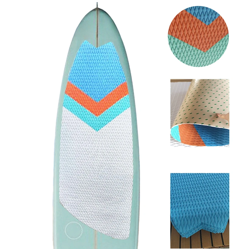 

EVA Surf Grip Pads For Sup/Paddleboard/Inflatable Surfboard Traction Deck Pads Anti Slip Mat 3M Glue High Viscosity Foot Pad