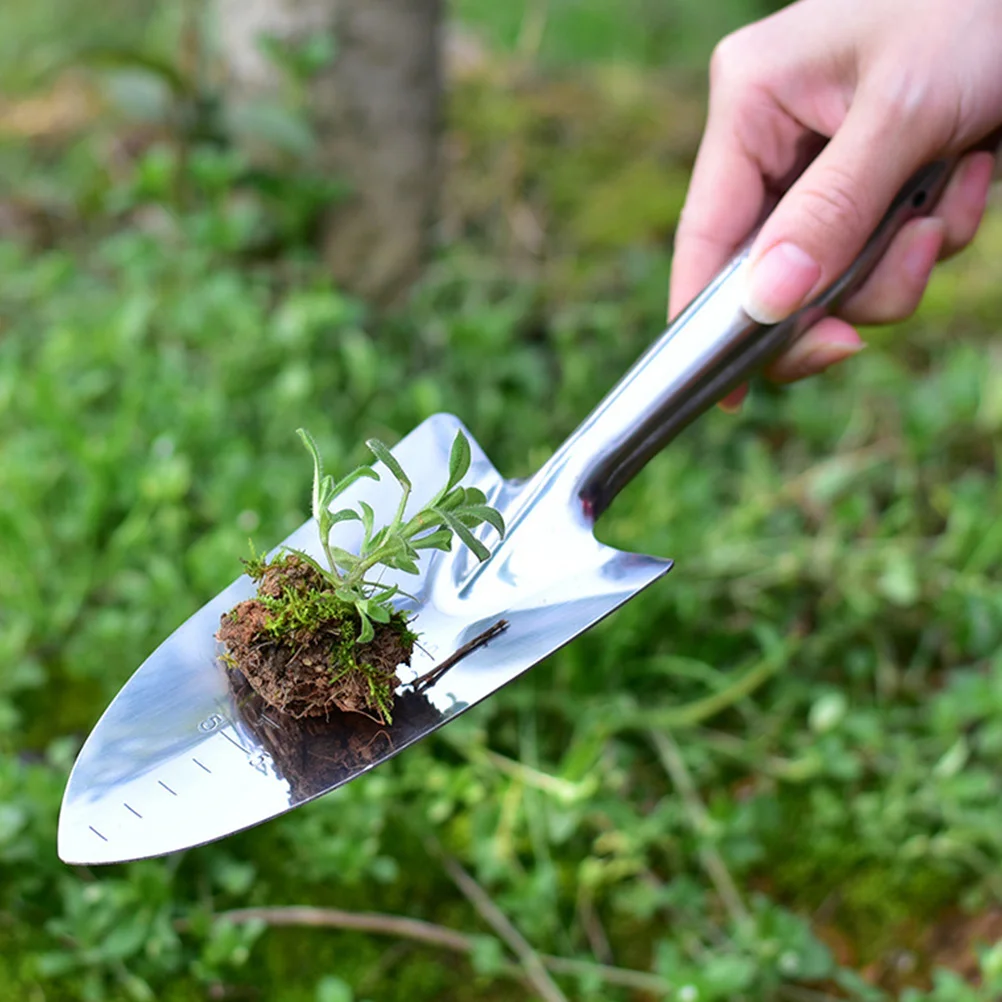 1 комплект из 3 наборов песка портативные садовые инструменты (стальной цвет)