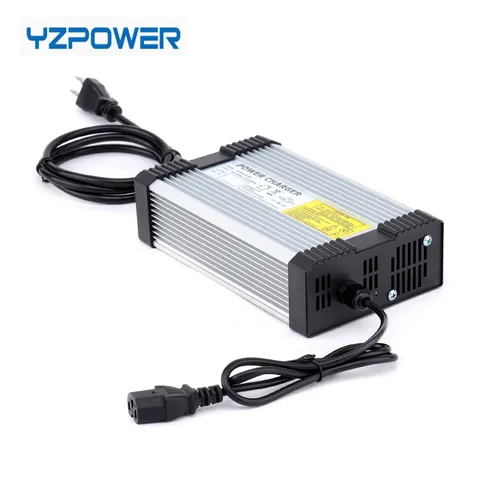 Зарядное устройство YZPOWER для литиевых аккумуляторов 67,2 в, 5 А, 16s, 67,2 в, литий-ионный аккумулятор для электронных велосипедов 60 В, 60 в