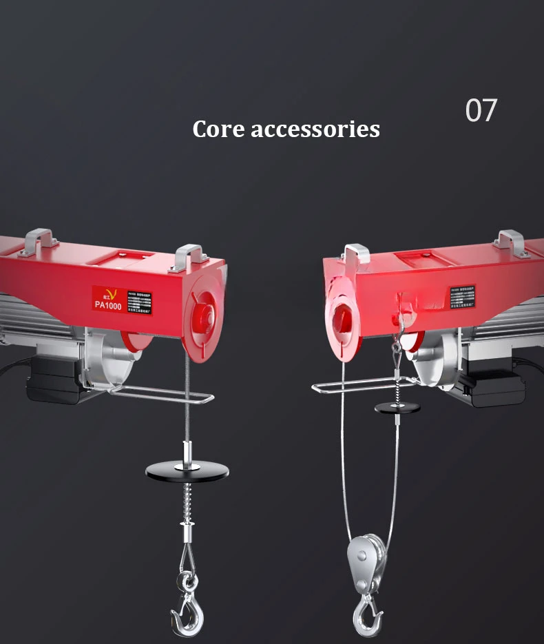 Маленький Электрический palan avec grue domestique portable дистанционное управление 220V