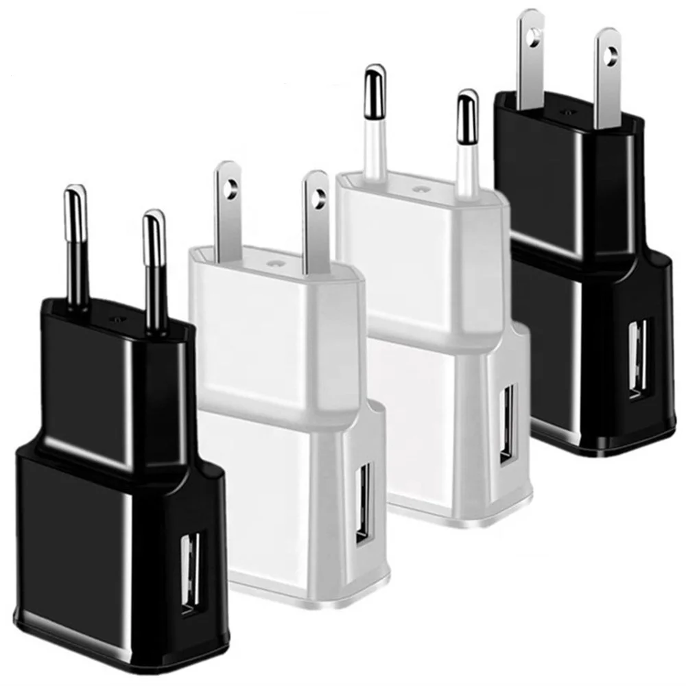 Настенное USB-зарядное устройство 1 USB штекер ЕС США для Samsung iphone зарядка мобильного
