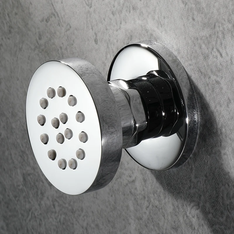 Круглая Лейка для душа массажная головка спа-душа боковая настенная распылитель