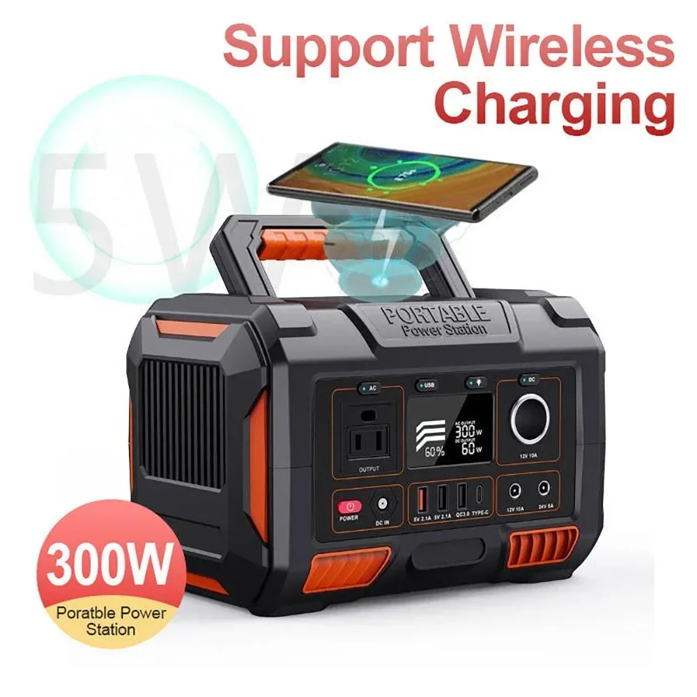 Портативная электростанция 300 Вт 78000 мАч светодиодный дисплей для кемпинга на