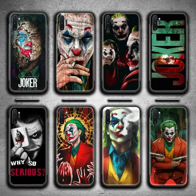 

BANDAI Joker Heros Clown Phone Case For Samsung Galaxy Note20 ultra 7 8 9 10 Plus lite M51 M21 M31S J8 2018 Prime
