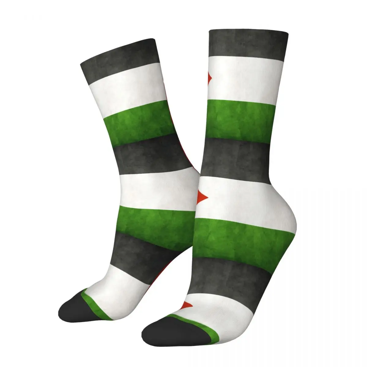 

Hip-hop Jerusalem Palestine Flag Soccer Socks Polyester Crew Socks for Women Men Non-slip