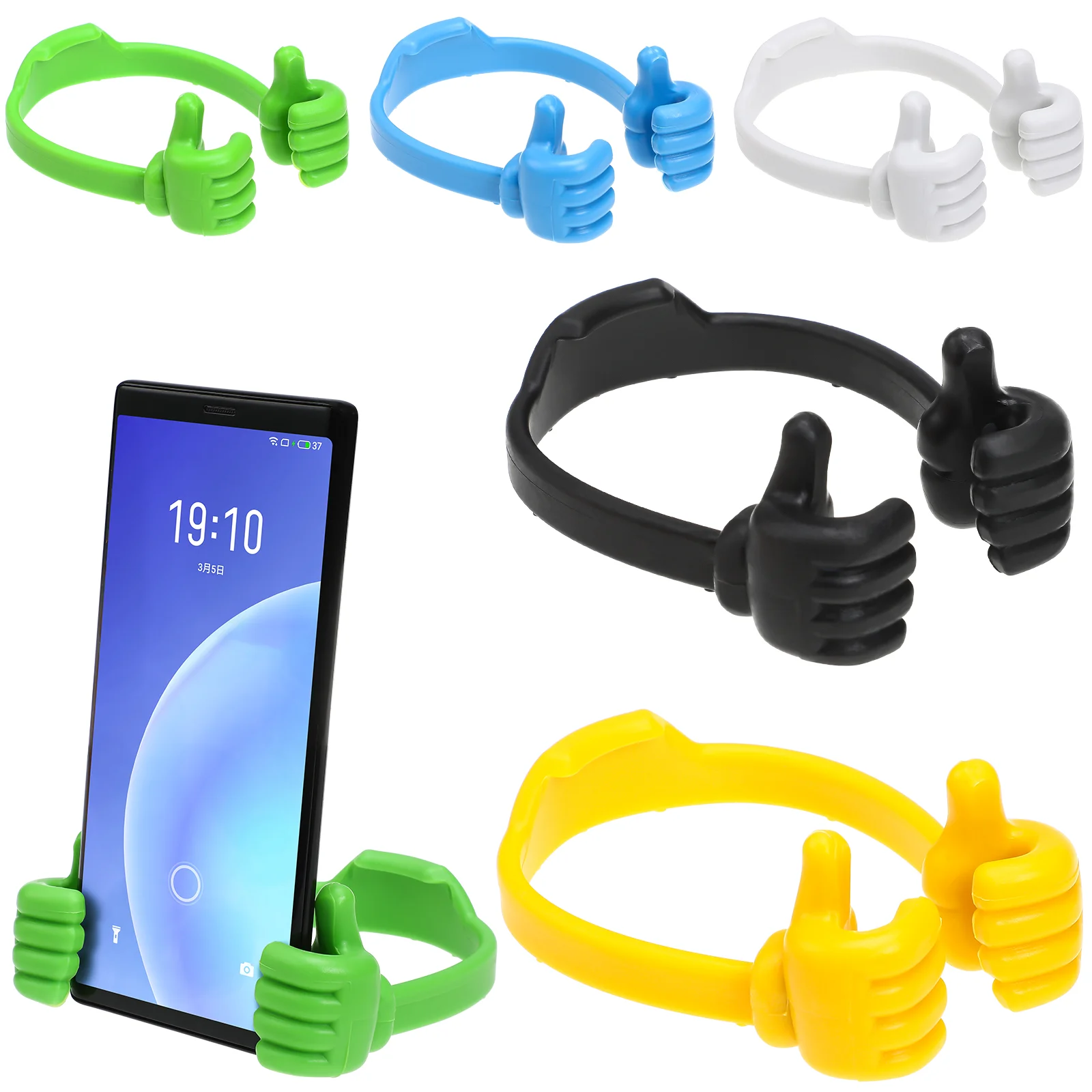 

8 Pcs Thumb-up Design Portable Lightweight Stands Mobile Stands