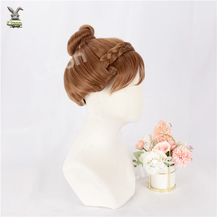 Топ Qualtiy Braids Короткие натуральные коричневые смешанные блондинки Анна Updo