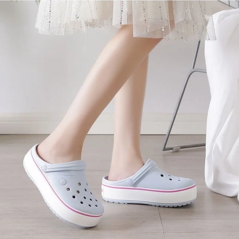 

NEW Classic clog thick bottom sandals for women(add 1 size)