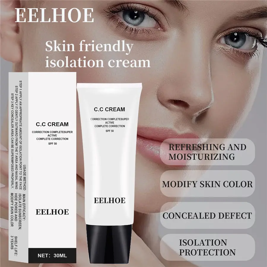 

Cream Conceal Imperfection Skin-friendly Brighten Skin Colour Korean Cosmetics Foundation Concealing Cream For Coarse Pores