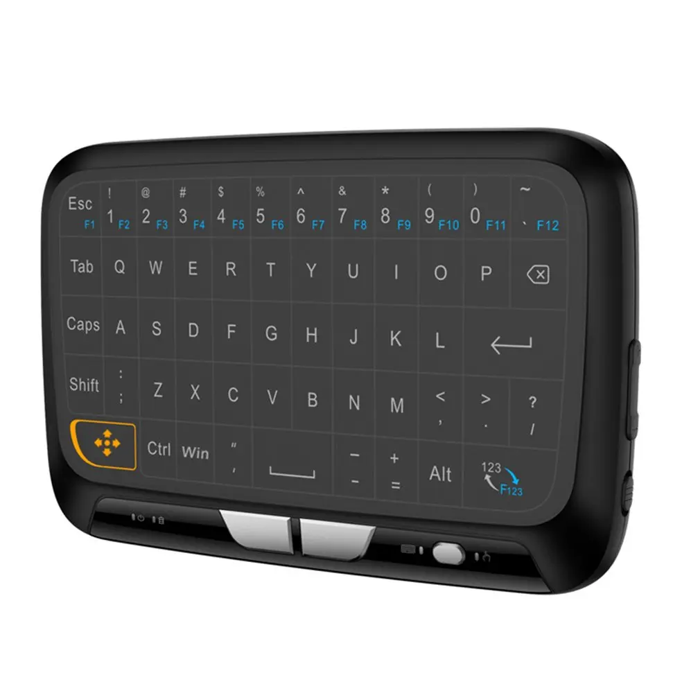 

H18+ Wireless Air Mouse Mini Keyboard Full Screen Touch 2.4GHz QWERTY Keyboard Touchpad With Backlight Function For Smart TV
