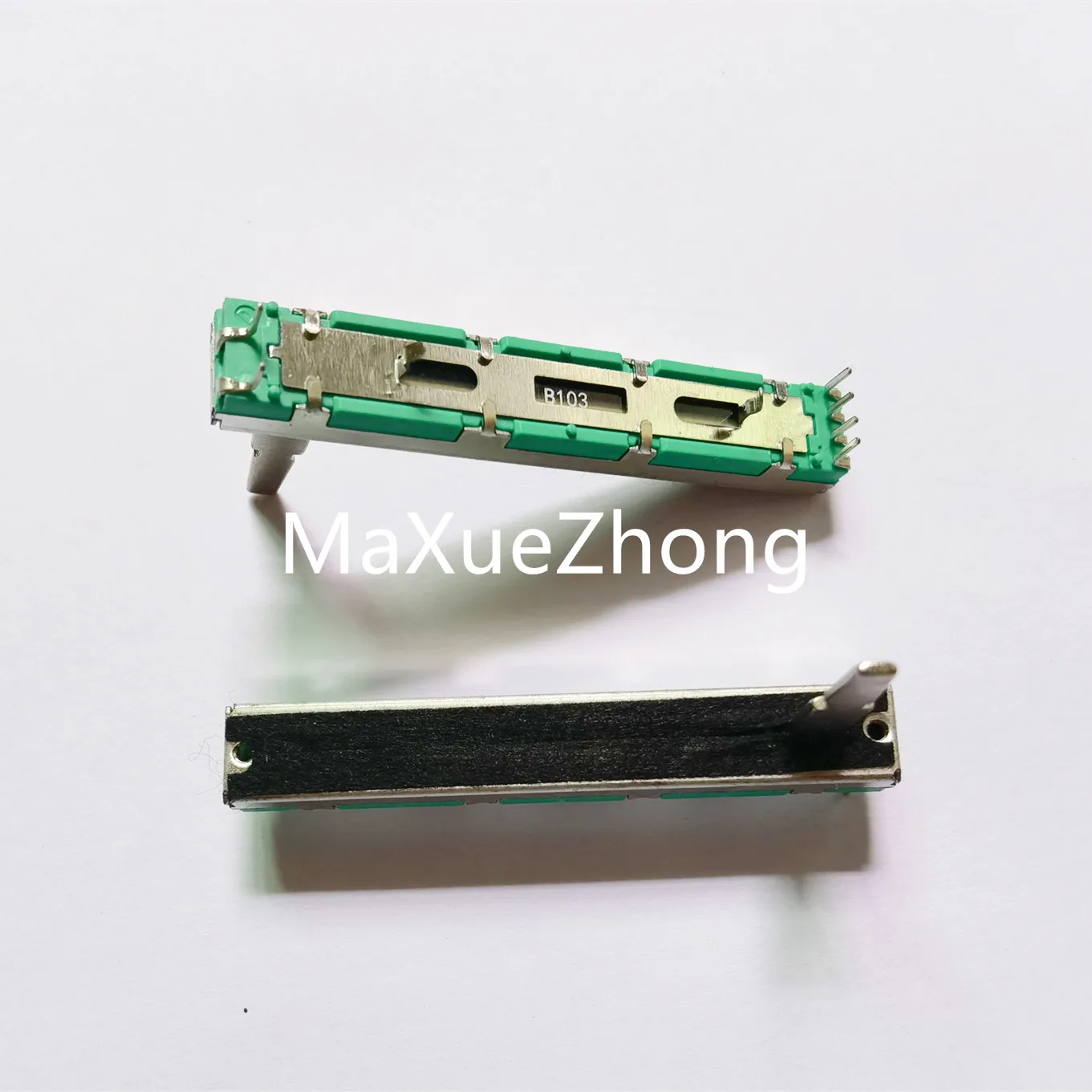 Оригинальный новый 100% 6 см двойной слайд B10K 20MMD ручка fader потенциометр (переключатель)