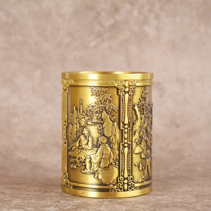 

Медная статуэтка Конфуций Менюция