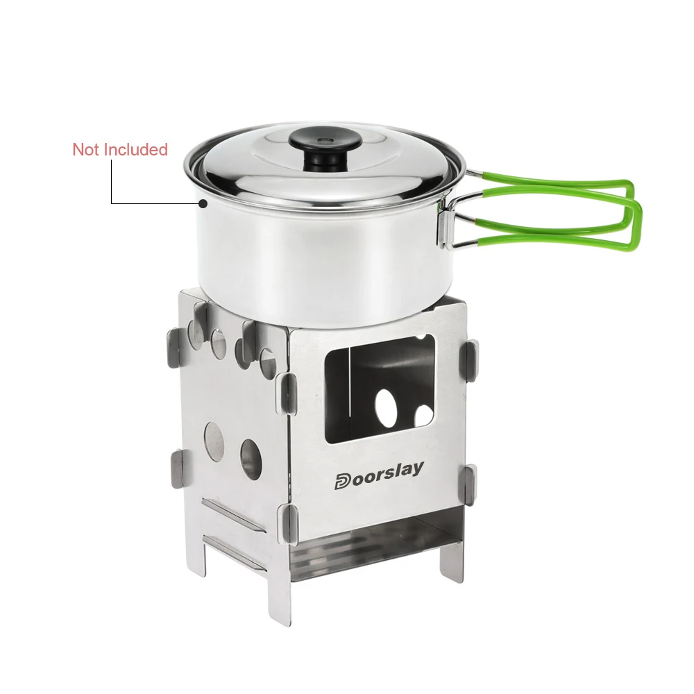 Портативная Легкая Складная Деревянная Плита Из Нержавеющей Стали