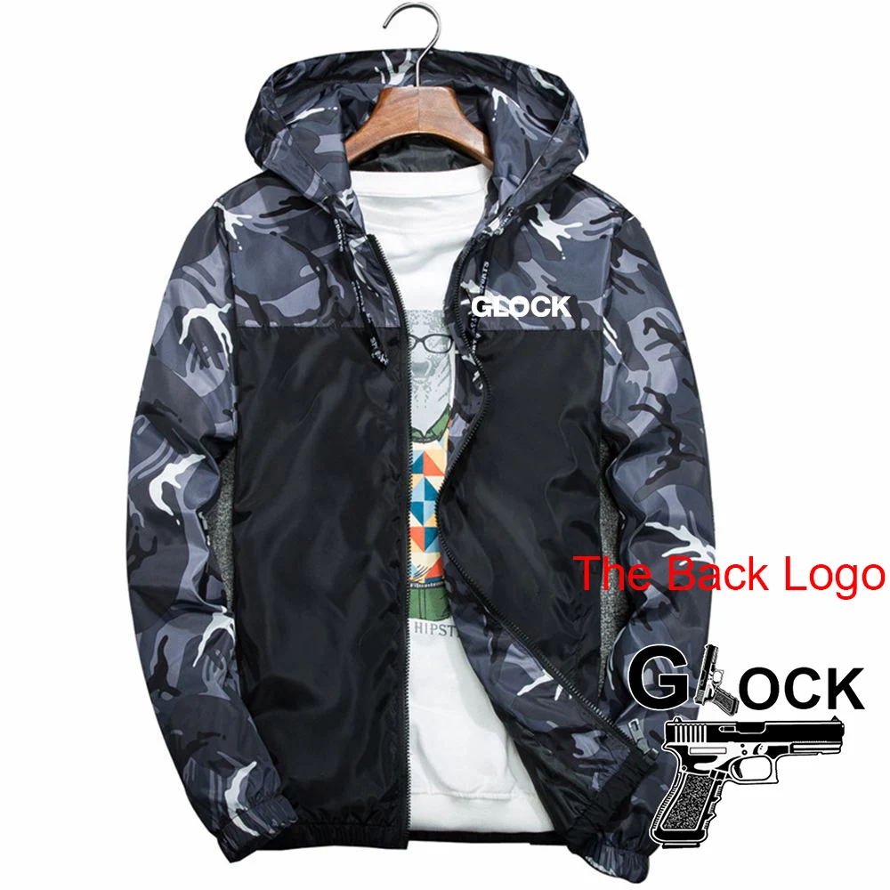 Рисунок 5 - Куртка Glock мужская с капюшоном и принтом стрельбы