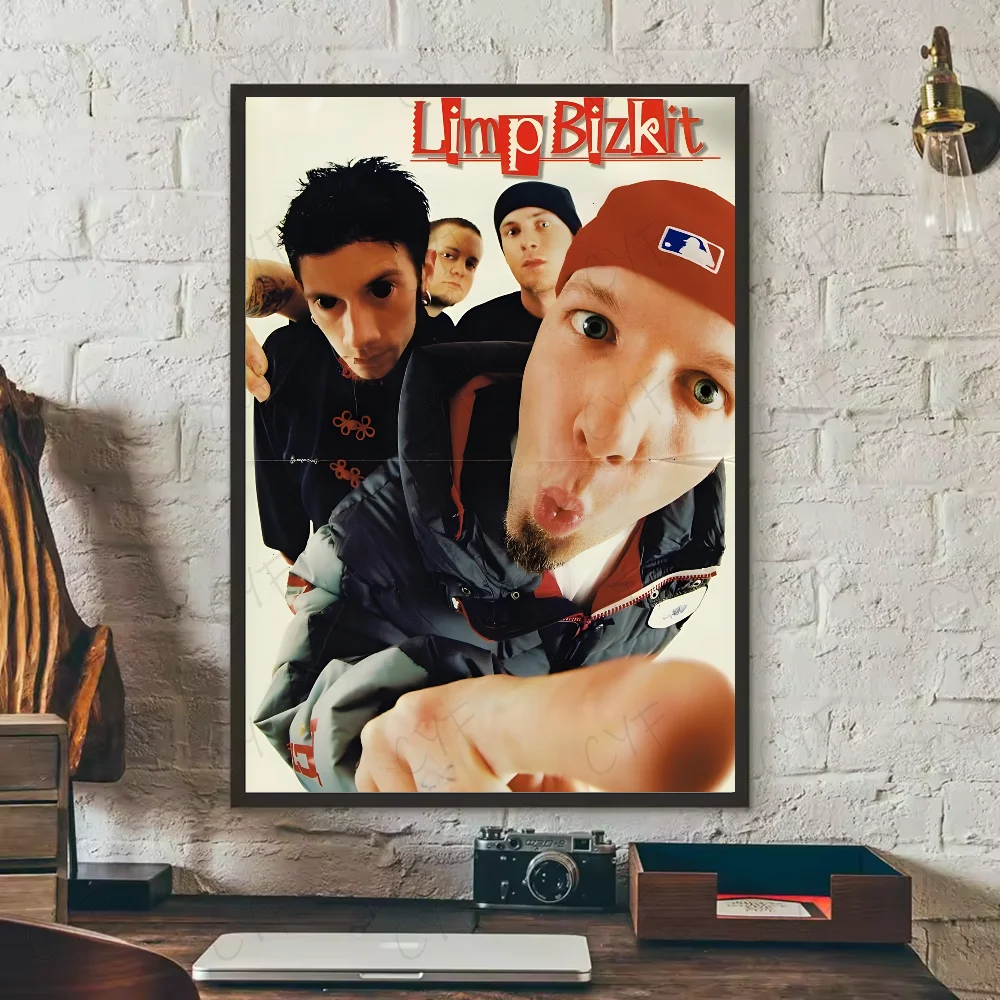 Фото L-Limp Band Bizkit постер HD арт липкая стена водонепроницаемый дом гостиная спальня бар эстетическое украшение №5