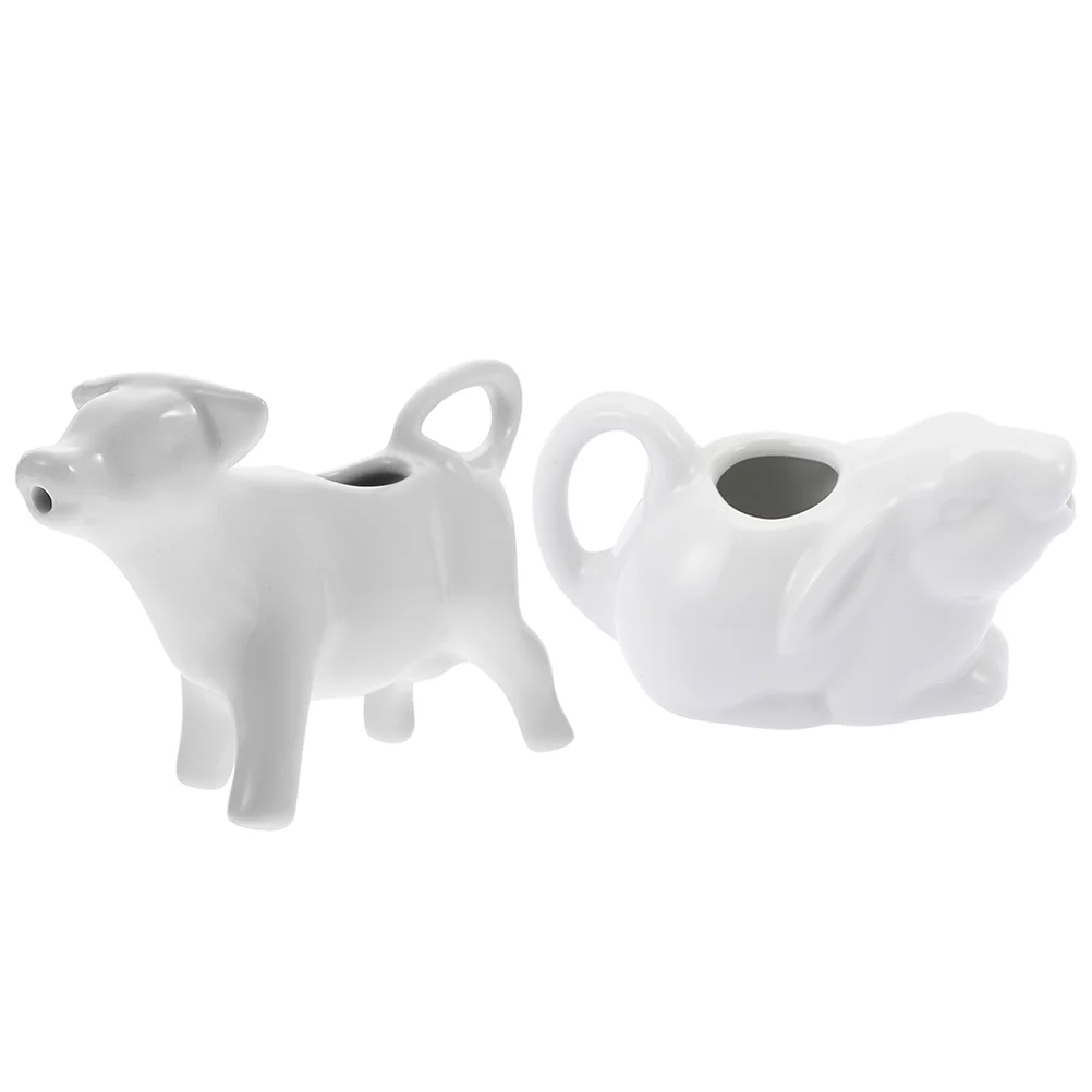 

Creamer Pitcherjug Coffee Ceramic Pourer Sauce Gravy Cow Shaped Animal Cup Dispenser Cups Cream Server Serving Frothing Syrup