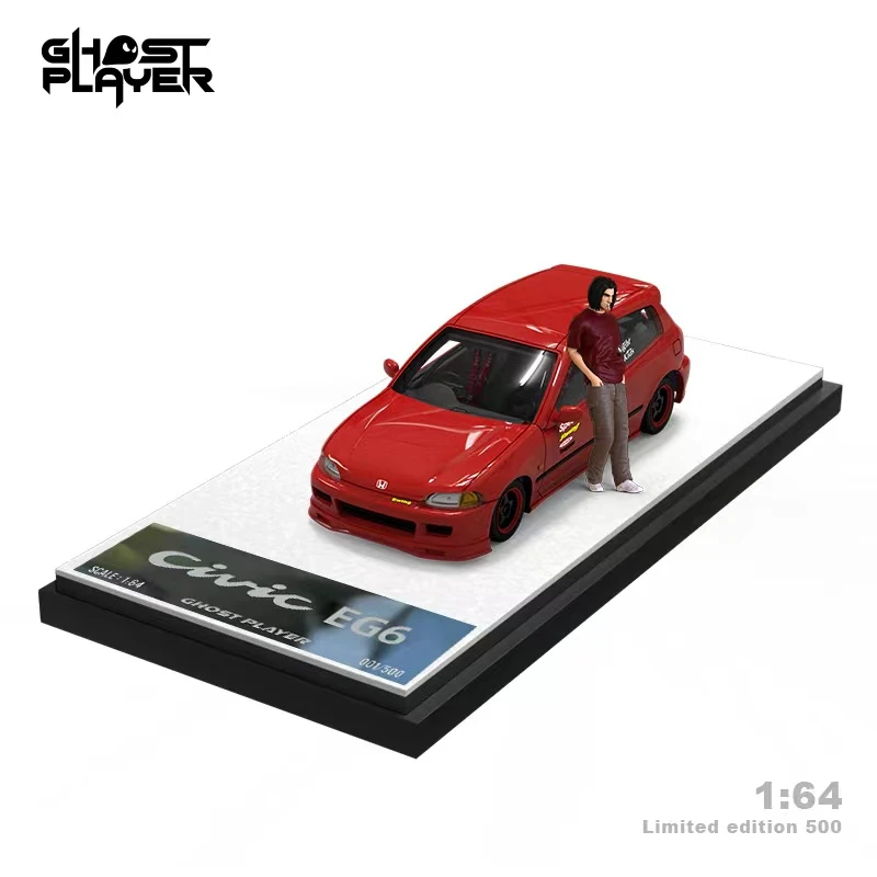 

Ghost Player 1:64 HONDA Civic EG6 Initial D Shingo Shoji Diecast Model Car
