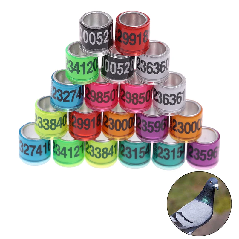 

20 шт., Разноцветные серьги в форме голубей