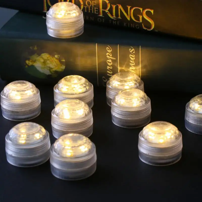 

Водонепроницаемый Креативный светильник для свадебной вечеринки с дистанционным управлением, полноцветный аквариумный пруд, домашнее украшение, внешнее освещение, портативный