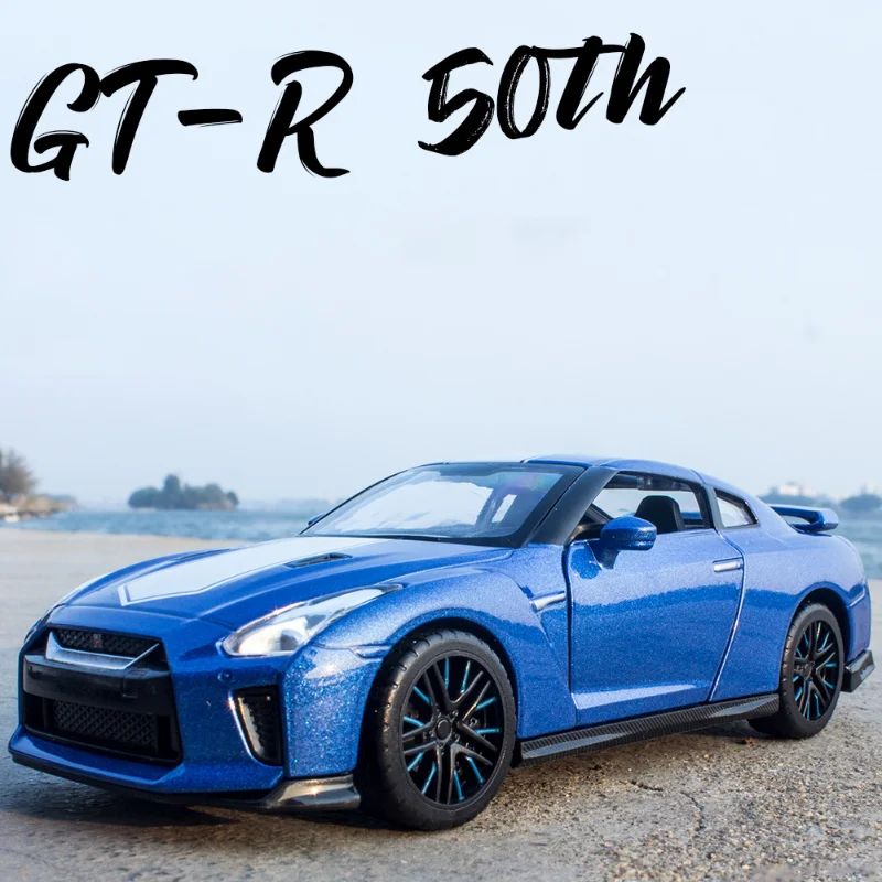 

Nicce 1:32 Nissan GTR R35 50th Anniversary Die Toy Vehicles Metal Toy Car Model Simulation Pull Back Collection Kids Toys F102