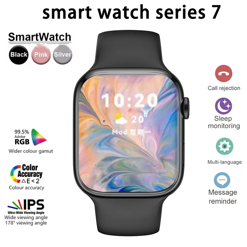 

ONTA T700S Smart Watch Women Men High Resolution Big Screen Fitness Tracker Watchws Wholesale PK i8 Pro Max T900 Pro Max T500