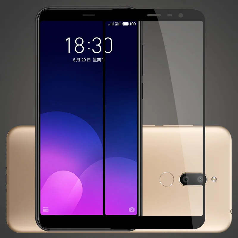 

3d закаленное защитное стекло для meizu m6t полное покрытие 9h защитная пленка Взрывозащищенная Защита экрана для meizu 6t m6t