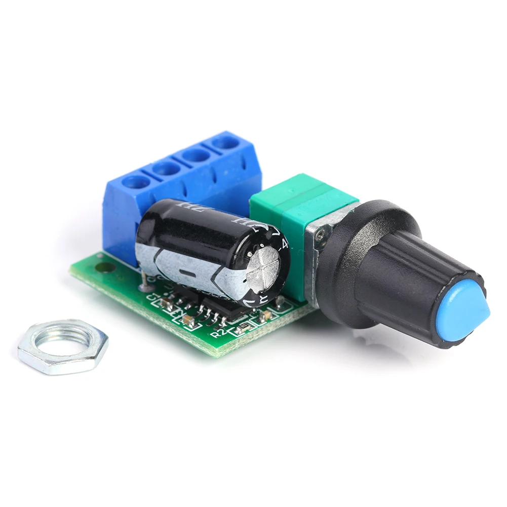 DC 5V-35V 90W PWM Motor Speed Controller Module Adjustable Voltage Regulator Governor Switch 50 X 30 15mm | Электроника
