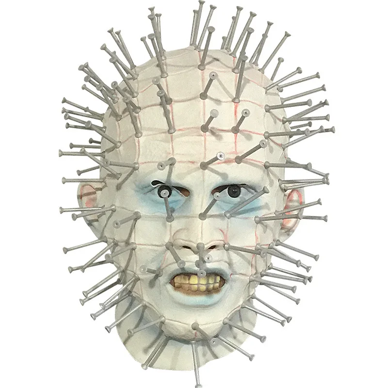 Страшная маска Hellraiser Pinhead для вечерние ринки карнавала маскарада голова ногтя