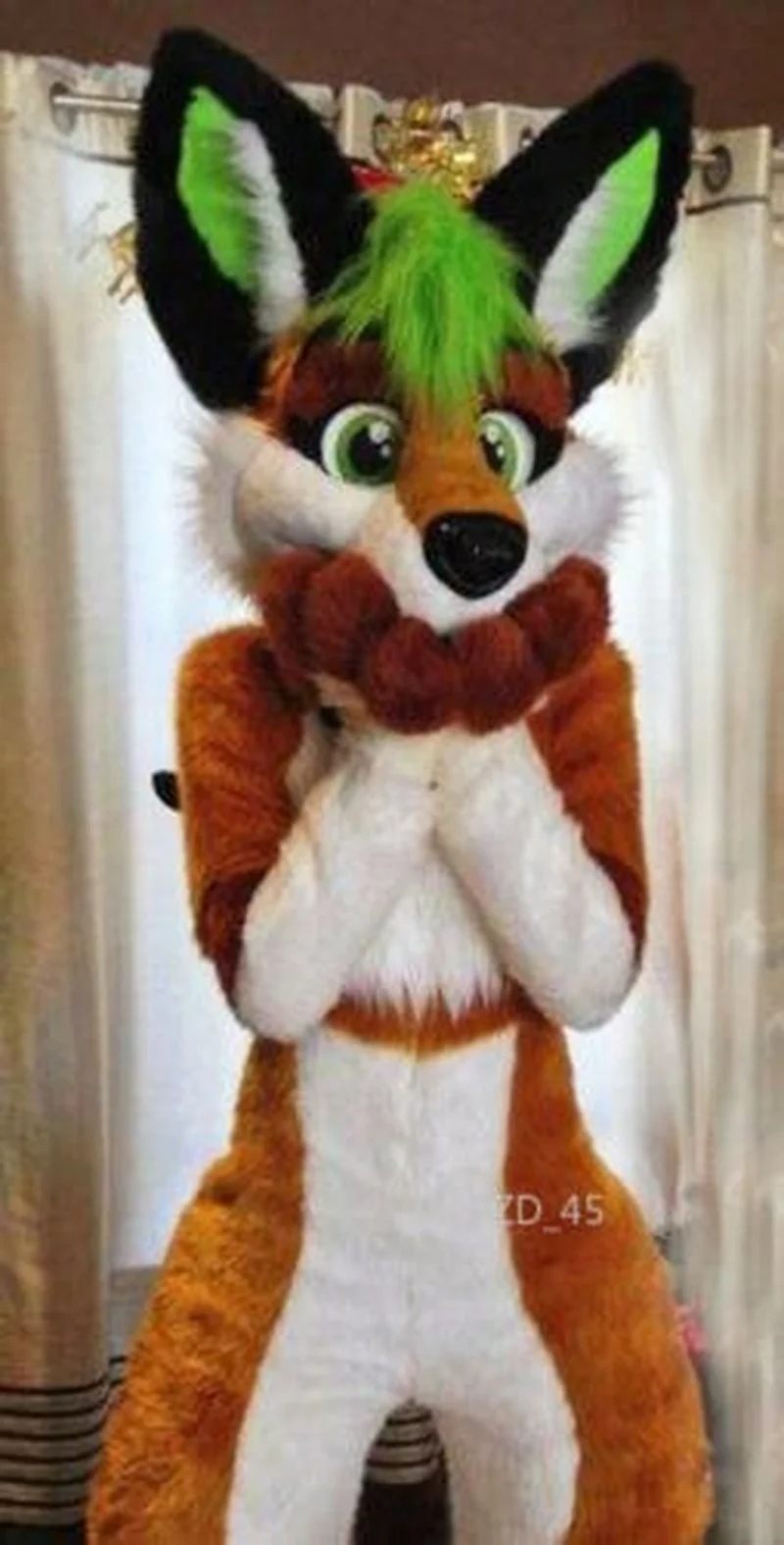 

Длинный Меховой Костюм Хаски для Хэллоуина, мультяшный костюм для косплея, пушистый костюм