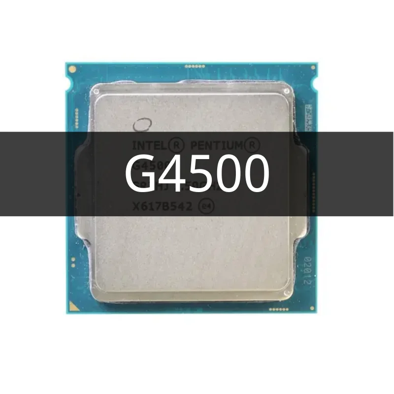 

Процессор G4500 CPU 2 Core 3,50 ГГц 3 Мб L3 Cache 51 Вт SR2HJ