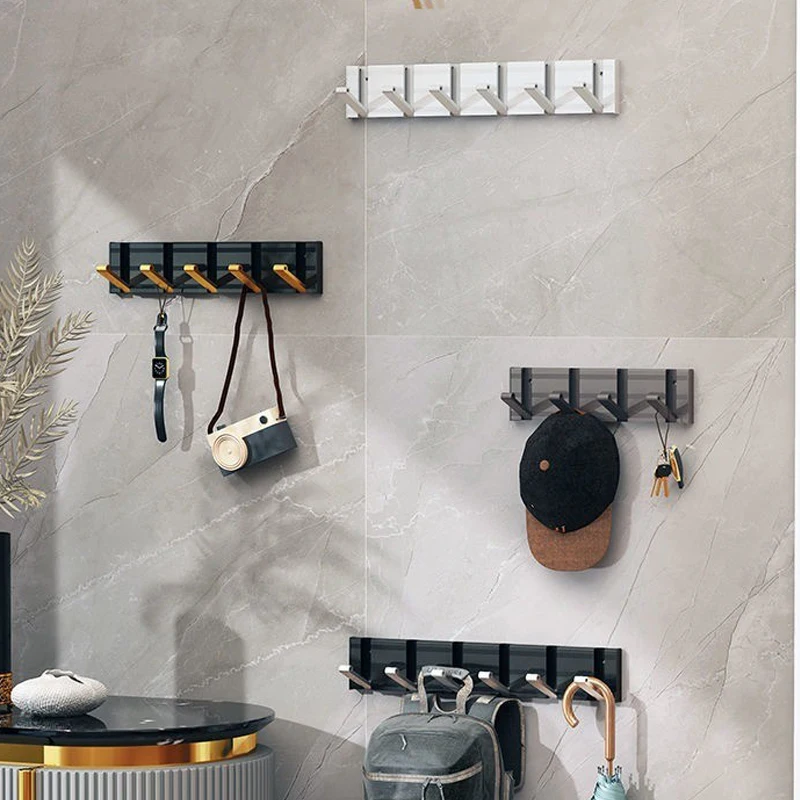 

Домашние крючки для халата 049, утолщенные складные многофункциональные крючки, настенный крючок без пробивания отверстий, аксессуары для в...