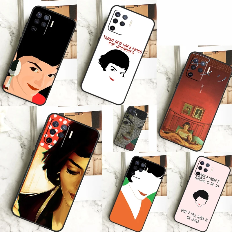 Постер Фильма Amelie для OPPO A58 A78 A98 A54 A74 A94 A16 A76 A96 A5 A9 A52 A72 A79 A53S A15 A17 A57 A77