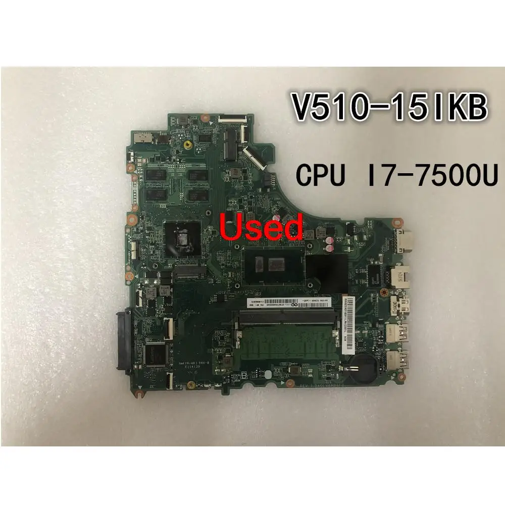 

Used For Lenovo V510-15IKB Laptop Motherboard mainboard CPU I7-7500U SWG FRU 5B20M31659