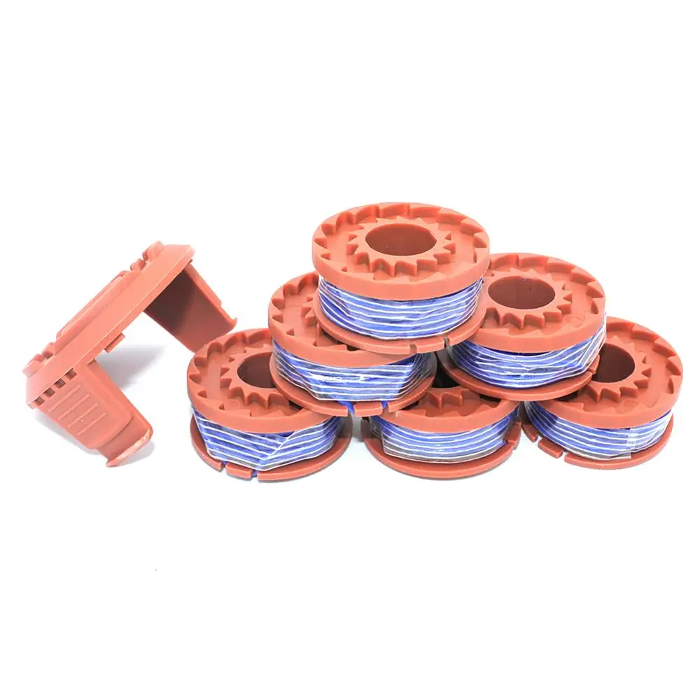 7PK Spools For Worx WG150 WG151 WG151.5 WG152 WG153 WG154 WG155 WG155.5 Weed Wacker Eater String Trimmer Replacement Spools Line