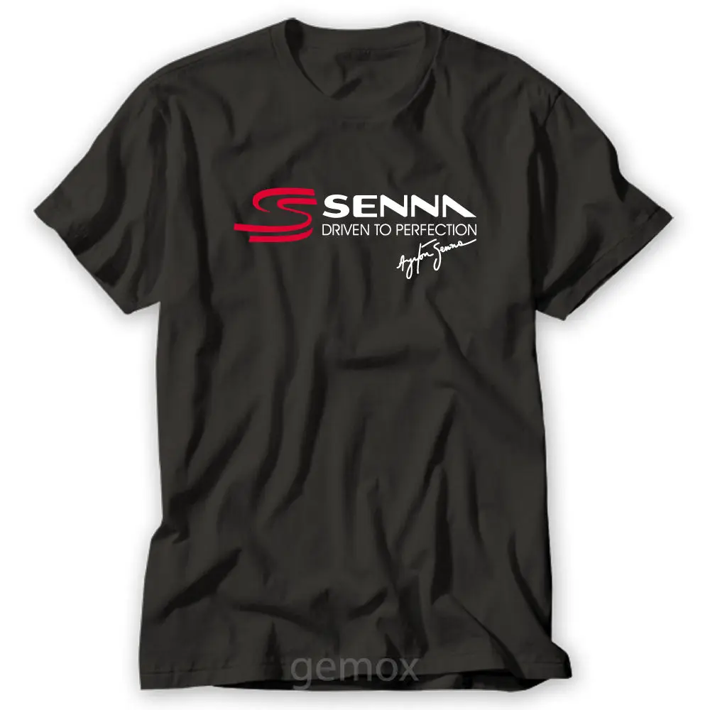 

2019 Fashion Cool Men T-Shirt Ayrton Senna Brazilian Legend T-Shirt Funny Design Tee Shirt