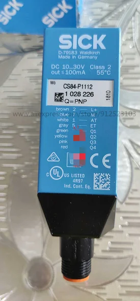 

100% brand new German sick color code sensor CS84-P1112