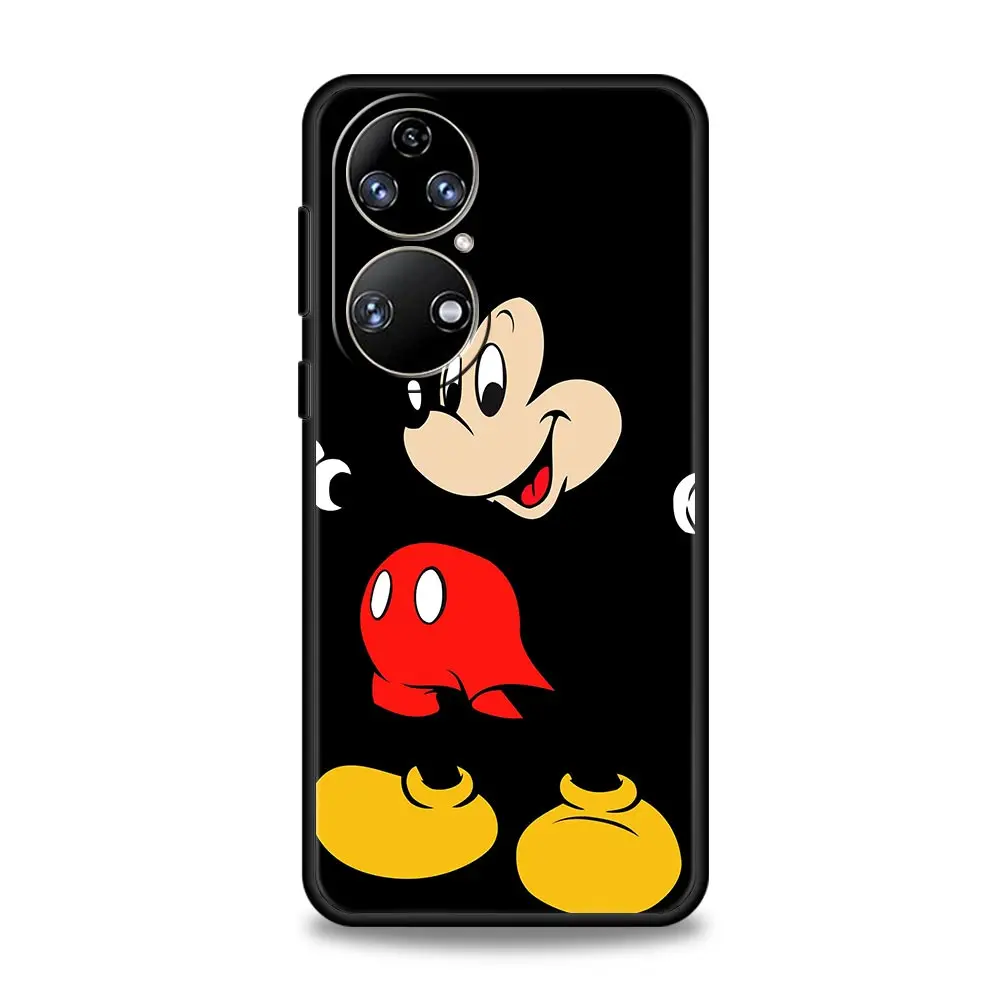 Чехол с Микки и Минни Дональд Дак для Huawei P30 Lite чехол телефона P50 Pro P20 P40 E P Smart Z 2021 Y6p