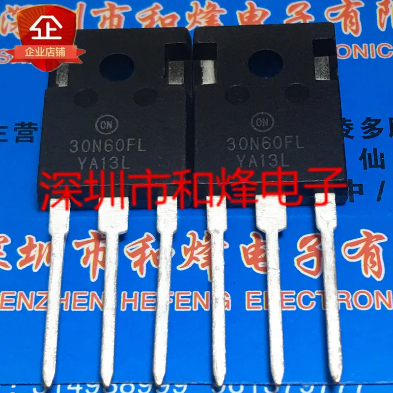 

Original 2pcs/ 30N60FL NGTB30N60FLWG TO-247 30A 600V