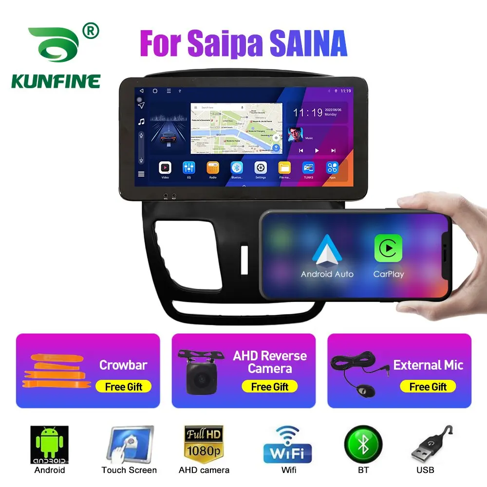 

Автомобильный радиоприемник 10,33 дюйма для Saipa SAINA Octa 2Din Android Восьмиядерный автомобильный стерео DVD GPS навигатор плеер QLED экран Carplay
